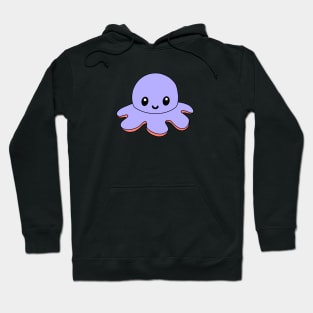 Purple Happy Octopus Hoodie